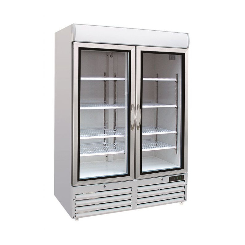 Armoire Réfrigérée Négative 2 Portes Vitrées - 920 L Combisteel