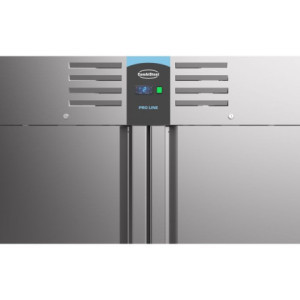 Stainless Steel 2-Door Upright Refrigerator - 1400 L CombiSteel