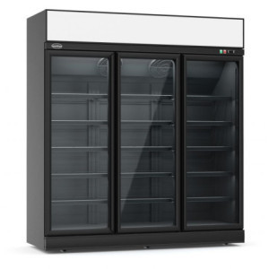 Positive Kühlvitrine mit 3 Glastüren - 1530 L - CombiSteel