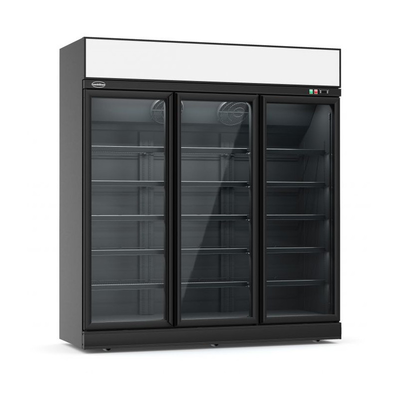 Refrigerated Display Case with 3 Glass Doors 1530 L - CombiSteel