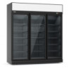 Positive Kühlvitrine mit 3 Glastüren - 1530 L - CombiSteel