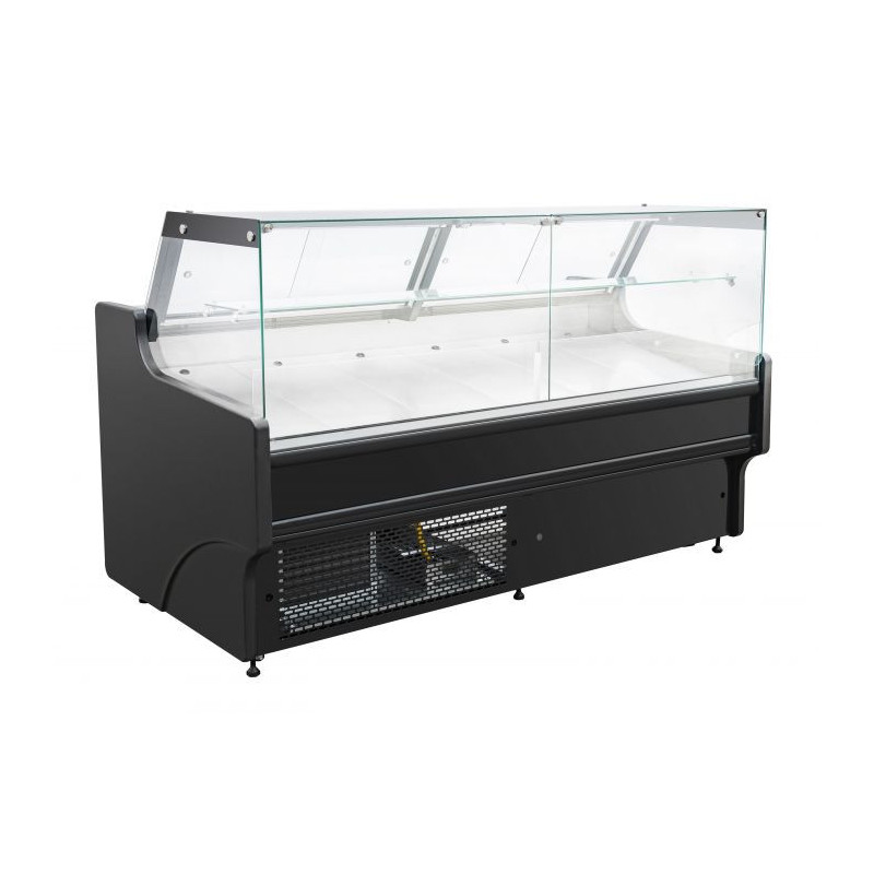 Vitrine Réfrigérée Positive Thomas 310L CombiSteel - Noir