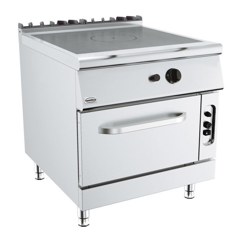 Cuisinière à Plaque Coup de Feu avec Four à Gaz - Base 900 - 11000 W | CombiSteel