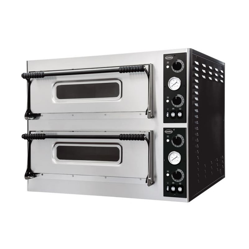 Four à Pizza Double Chambre - 2 x 6 Pizzas - Combisteel 400V