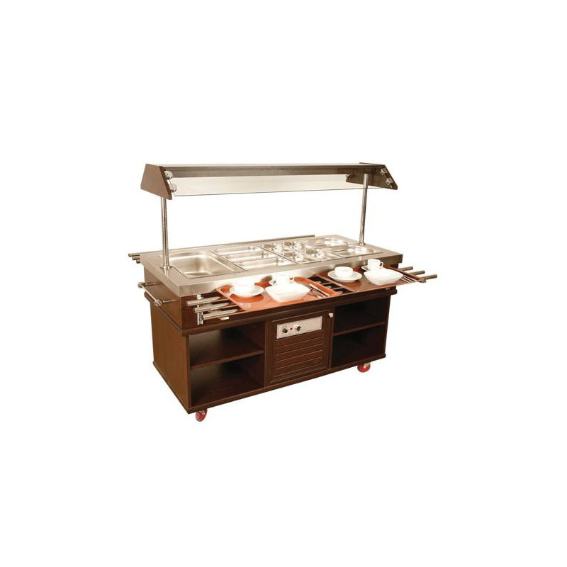 Buffet Réfrigéré 4 GN 1/1 - CombiSteel : Performance professionnelle et design élégant