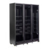 Positive Kühlvitrine mit 3 Glastüren - 1200 L - CombiSteel