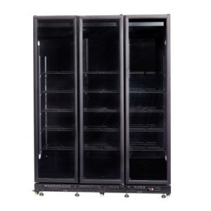 Positive Kühlvitrine mit 3 Glastüren - 1200 L - CombiSteel