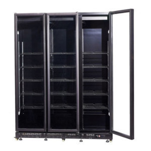 Positive Kühlvitrine mit 3 Glastüren - 1200 L - CombiSteel
