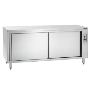 Professional stainless steel warming cabinet for optimal heat retention