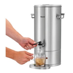 Hot water dispenser 9L Bartscher in stainless steel & thermostat - 2800W