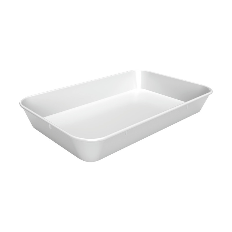 Presentation tray 280x420 in white melamine | Bartscher