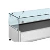 Saladette Gekühlt Verglast GN 1/3 und 1/2 - Dynasteel Effizient