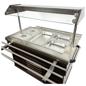 CombiSteel Hot Buffet - Stainless Steel GN 1/1 & LED Lighting