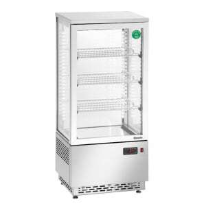 Mini Vitrine Réfrigérée Professionnelle Bartscher - 78 L Inox