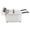 Professional deep fryer Dynasteel - 2 x 10 L | Capacity 20 L | Stainless steel | Power 2 x 3000 W