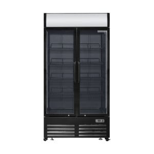 Vitrine à Boissons Réfrigérée - 2 Portes -  736 L avec Canopy - Dynasteel