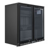 Rückkühlschrank 209 L 2 Glastüren — Belüftet