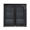 Rückkühlschrank 209 L 2 Glastüren — Belüftet