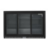 Refrigerated Back Bar Skinplate - 3 Sliding Glass Doors - 328 L - Dynasteel