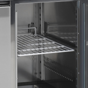 Table Réfrigérée Négative en Inox - 4 Portes - GN 1/1 TEFCOLD : performances optimales en cuisine !