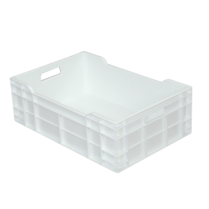 Vollkiste 40 L - 600 x 400 - Weiß - Gilac