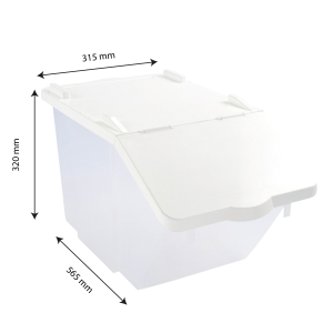 Ingredient Bin with Lid - 30 L - Gilac