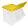 Lid for Ingredient Bin 40 L - Yellow - Gilac