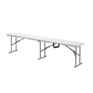 Banc Pliable Blanc - HENDI