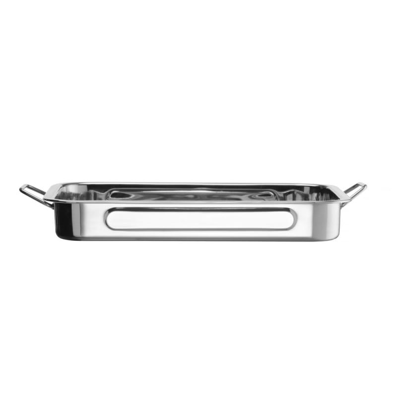 Stainless Steel Baking Dish - 43 x 31 x 6 cm - Brand HENDI - Fourniresto