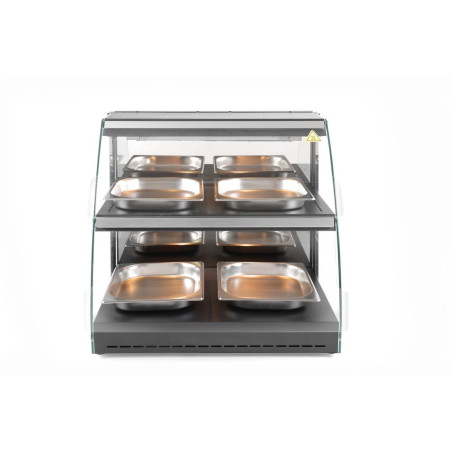 Quartz Heated Display Case - 2 Levels