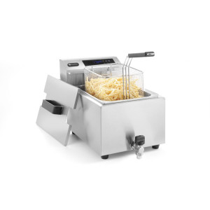 Fritteuse Profi Line Digital mit Ablasshahn - 8 L