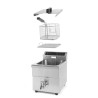 Induction Fryer with Drain Tap - 8 L