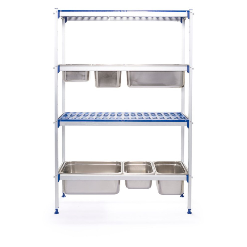 Aluminum shelf - GN 1/1