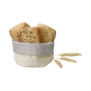 Round Beige Bread Bag - 250 in Diameter