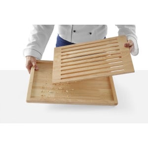 Bread Board with Crumb Tray - 475 x 322 mm