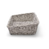 Rectangular Grey Bread Basket - 400 x 300 mm