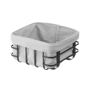 Square Bread Basket with Liner - 190 mm x 190 mm