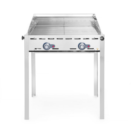 Gas barbecue Green Fire with 2 burners - Brand HENDI - Fourniresto