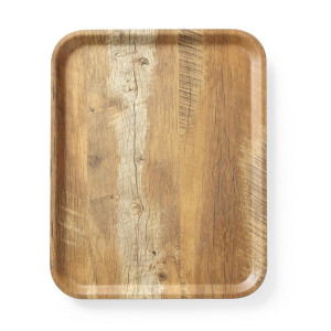 Melamine Printed Wood Service Tray - 430 x 330 mm