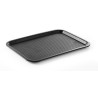 Rectangular Black Fast-Food Tray - 415 x 305 mm