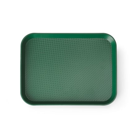 Plateau Rectangulaire Fast Food - Petit Modèle 265 x 345 mm - Vert