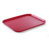 Plateau Rectangulaire Fast Food - Grand Modèle 450 x 350 mm - Rouge- Rouge