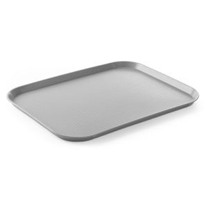 Plateau Rectangulaire FastFood - Grand Modèle 450 x 350 mm - Gris