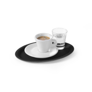 Plateau de Service Ovale Fibre de Verre - 210 x 290 mm