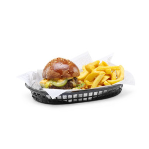 Fast-Food Service Basket - Black - Set of 6 - Hendi