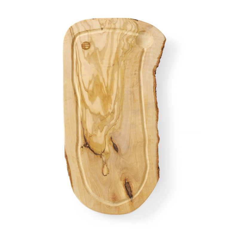 Cutting Board with Olive Wood Groove - 400 x 250 mm - Hendi