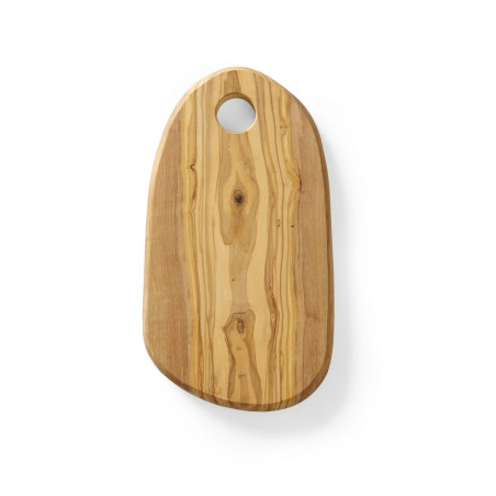 Plateau à Fromage avec Trou en Bois d'Olivier - 250 x 165 mm - Hendi