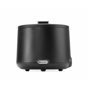 Black UNIQ Tureen - 8 L HENDI: the high-end tool to keep your soups warm professionally.