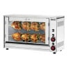 Electric rotisserie for 16 chickens for professional catering