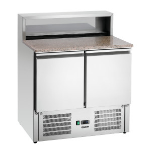 Saladette for pizza maker for professional catering